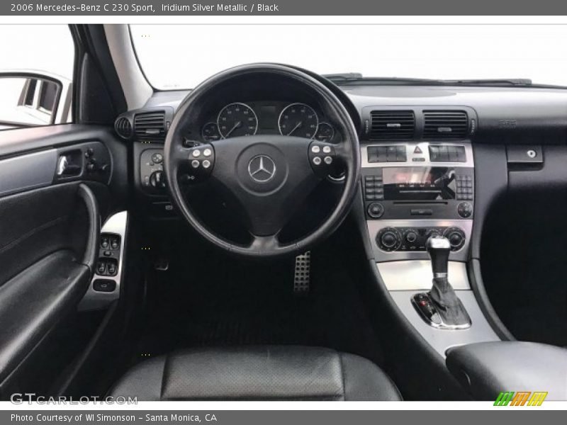 Iridium Silver Metallic / Black 2006 Mercedes-Benz C 230 Sport
