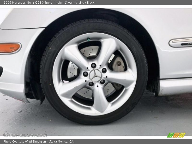 Iridium Silver Metallic / Black 2006 Mercedes-Benz C 230 Sport