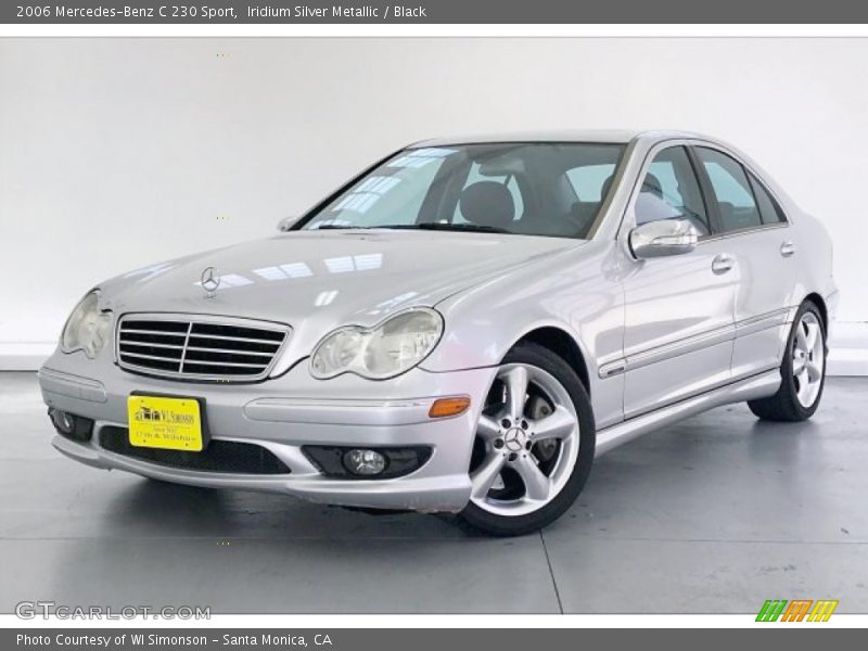 Iridium Silver Metallic / Black 2006 Mercedes-Benz C 230 Sport