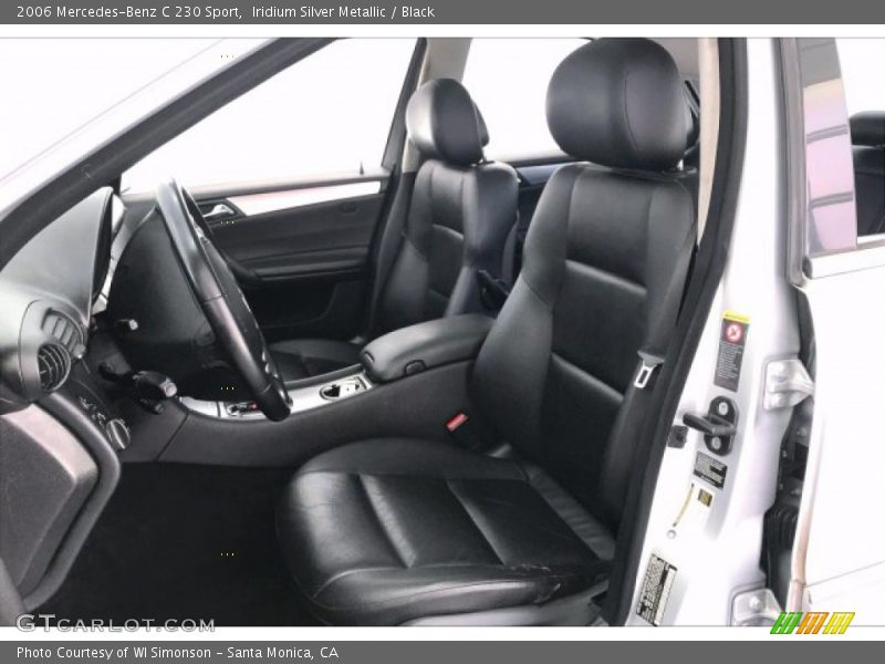 Iridium Silver Metallic / Black 2006 Mercedes-Benz C 230 Sport