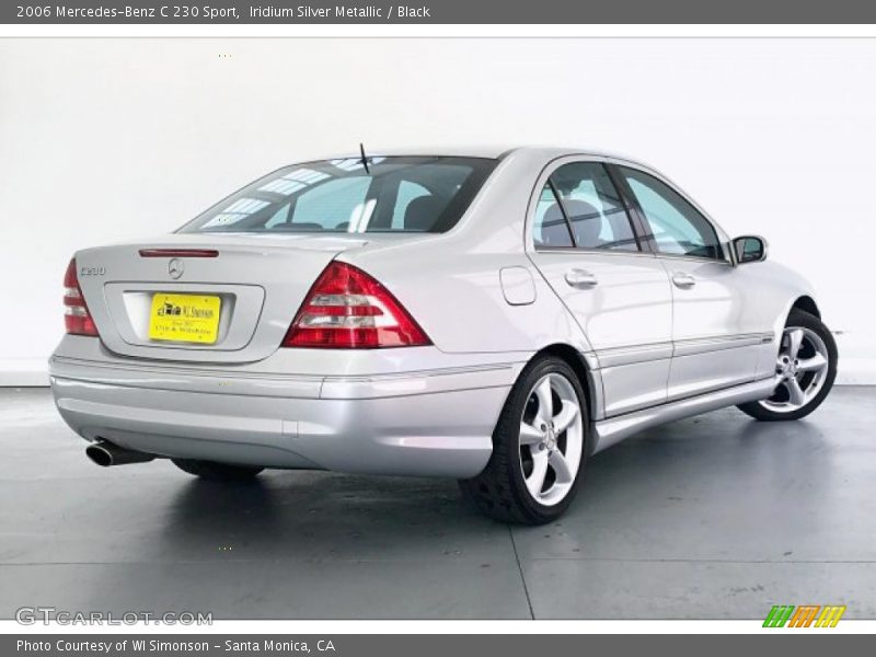 Iridium Silver Metallic / Black 2006 Mercedes-Benz C 230 Sport