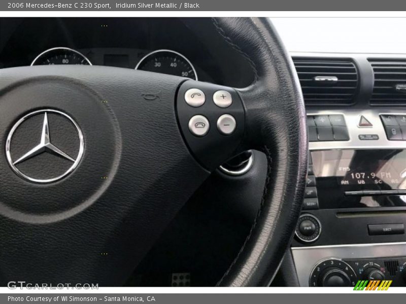 Iridium Silver Metallic / Black 2006 Mercedes-Benz C 230 Sport