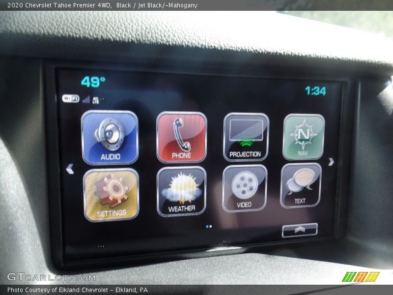 Black / Jet Black/­Mahogany 2020 Chevrolet Tahoe Premier 4WD