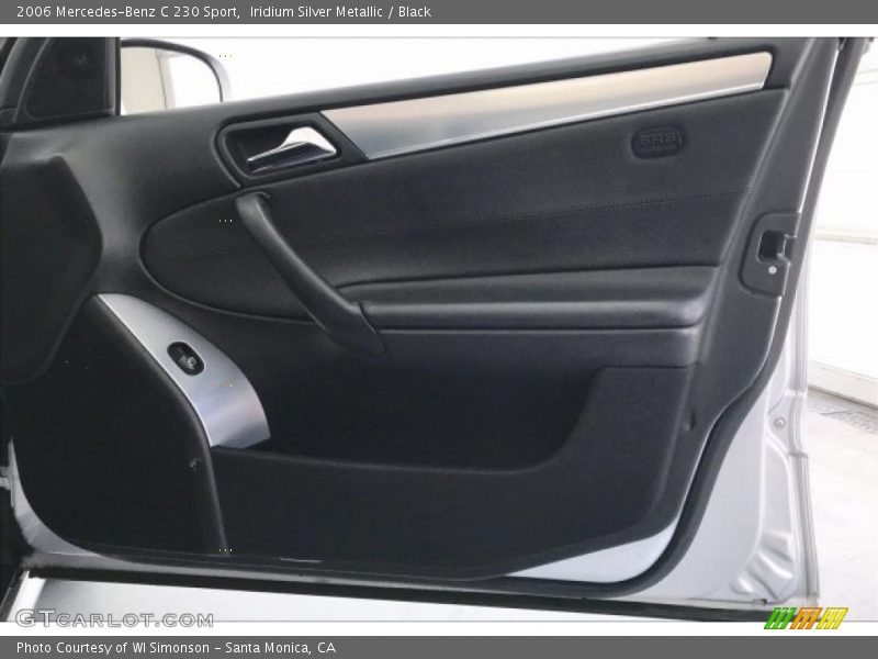 Iridium Silver Metallic / Black 2006 Mercedes-Benz C 230 Sport