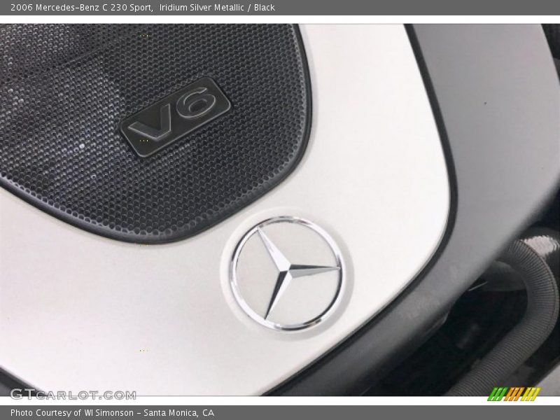 Iridium Silver Metallic / Black 2006 Mercedes-Benz C 230 Sport