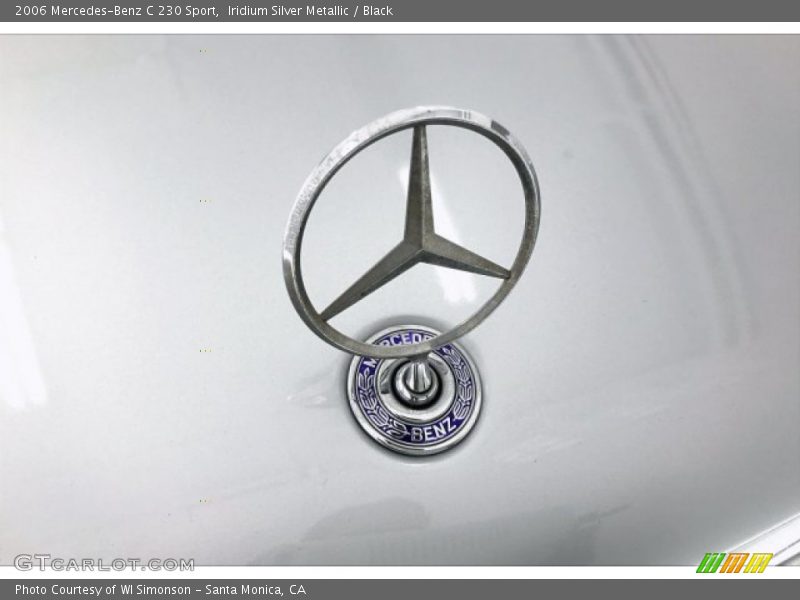 Iridium Silver Metallic / Black 2006 Mercedes-Benz C 230 Sport