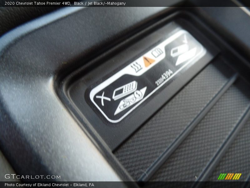 Black / Jet Black/­Mahogany 2020 Chevrolet Tahoe Premier 4WD