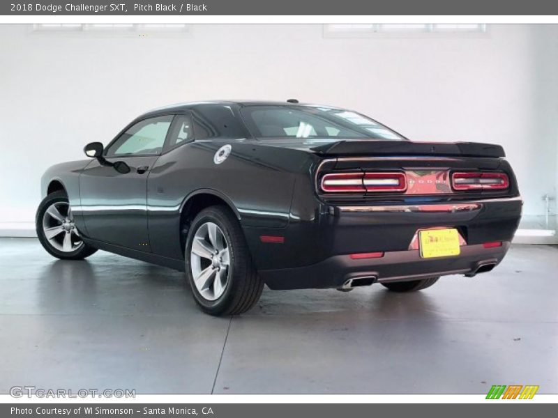 Pitch Black / Black 2018 Dodge Challenger SXT