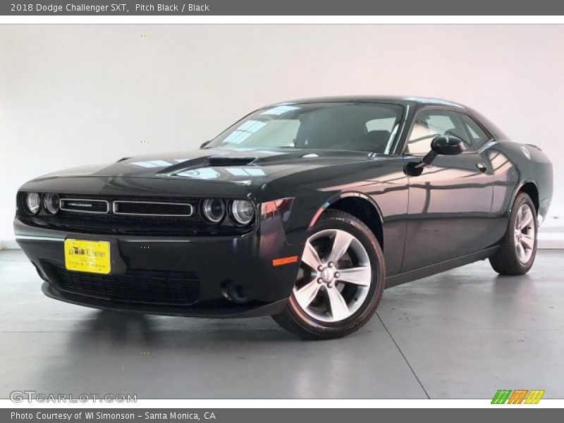 Pitch Black / Black 2018 Dodge Challenger SXT