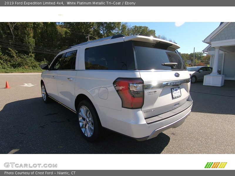 White Platinum Metallic Tri-Coat / Ebony 2019 Ford Expedition Limited 4x4
