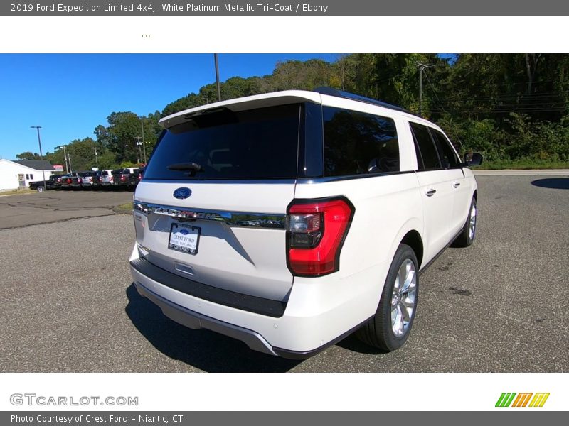 White Platinum Metallic Tri-Coat / Ebony 2019 Ford Expedition Limited 4x4