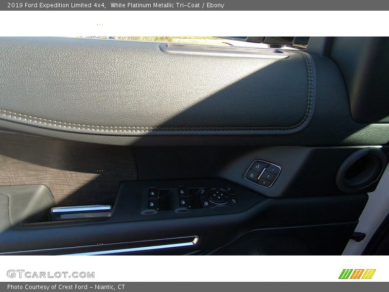 White Platinum Metallic Tri-Coat / Ebony 2019 Ford Expedition Limited 4x4