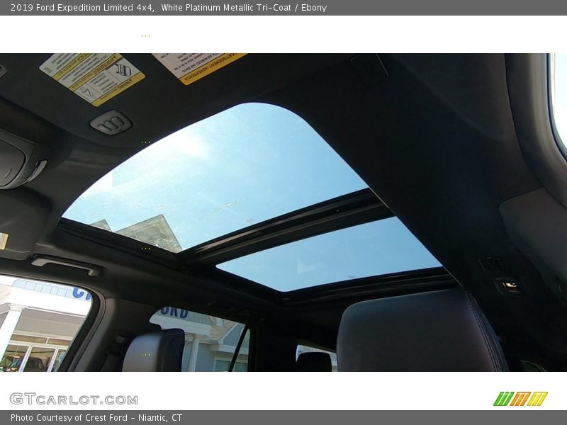 White Platinum Metallic Tri-Coat / Ebony 2019 Ford Expedition Limited 4x4