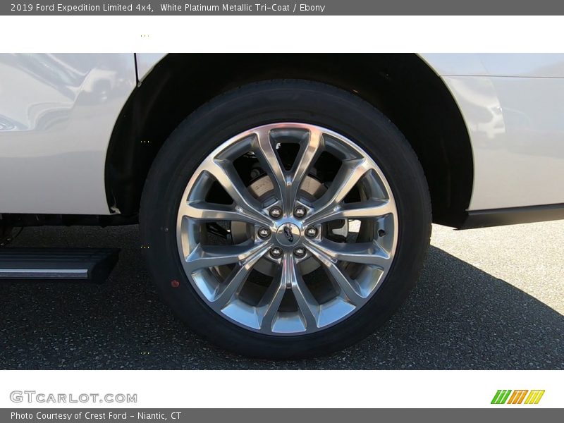 White Platinum Metallic Tri-Coat / Ebony 2019 Ford Expedition Limited 4x4
