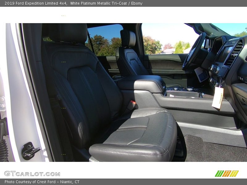 White Platinum Metallic Tri-Coat / Ebony 2019 Ford Expedition Limited 4x4