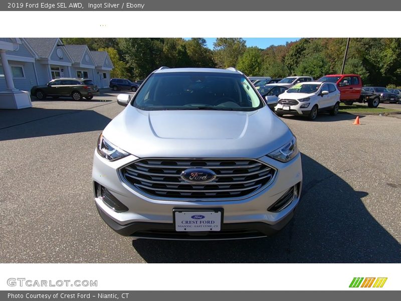 Ingot Silver / Ebony 2019 Ford Edge SEL AWD