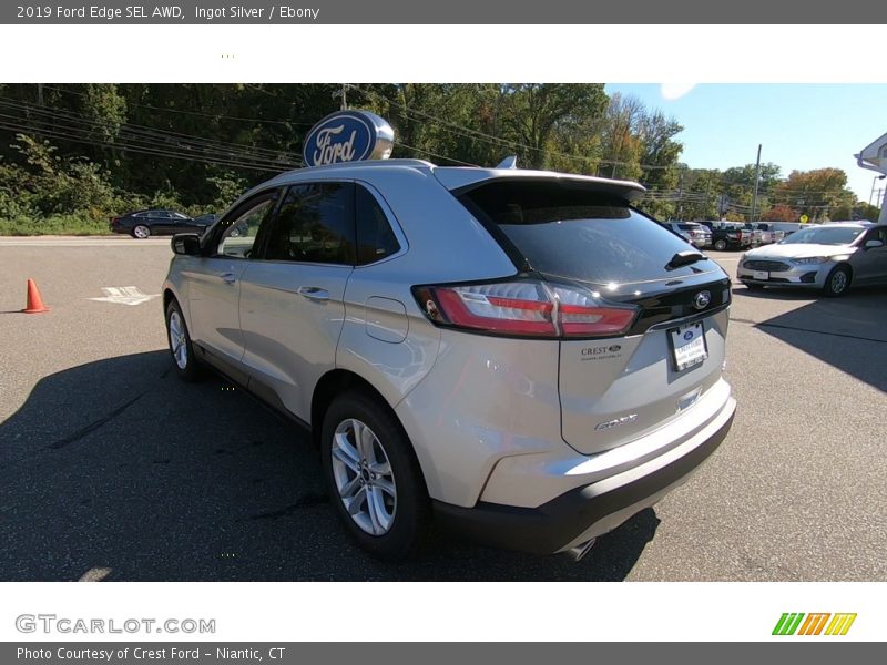 Ingot Silver / Ebony 2019 Ford Edge SEL AWD