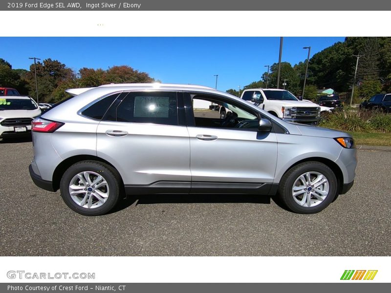 Ingot Silver / Ebony 2019 Ford Edge SEL AWD