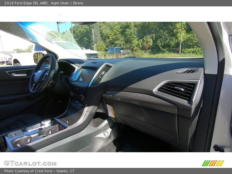Ingot Silver / Ebony 2019 Ford Edge SEL AWD