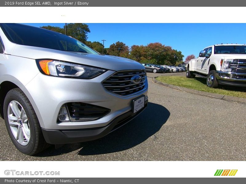 Ingot Silver / Ebony 2019 Ford Edge SEL AWD