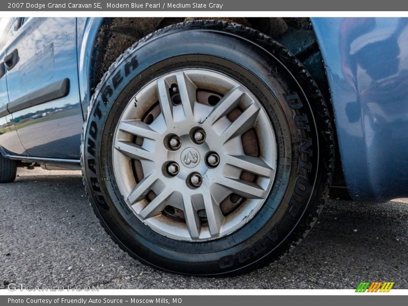 Modern Blue Pearl / Medium Slate Gray 2007 Dodge Grand Caravan SE