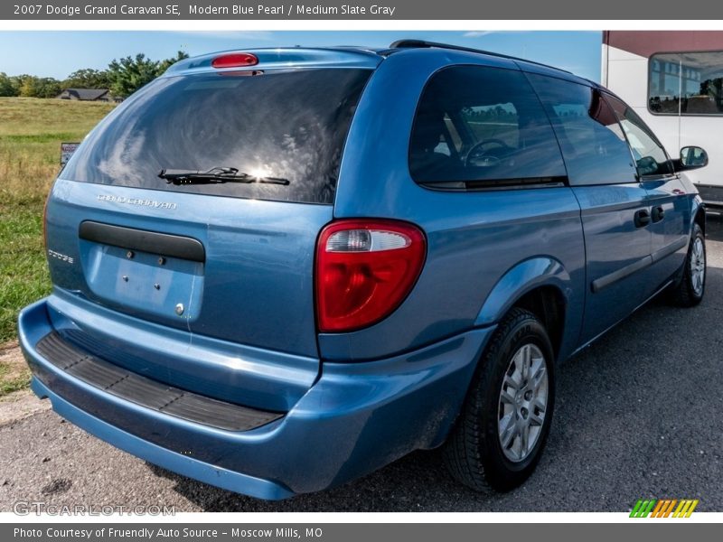 Modern Blue Pearl / Medium Slate Gray 2007 Dodge Grand Caravan SE
