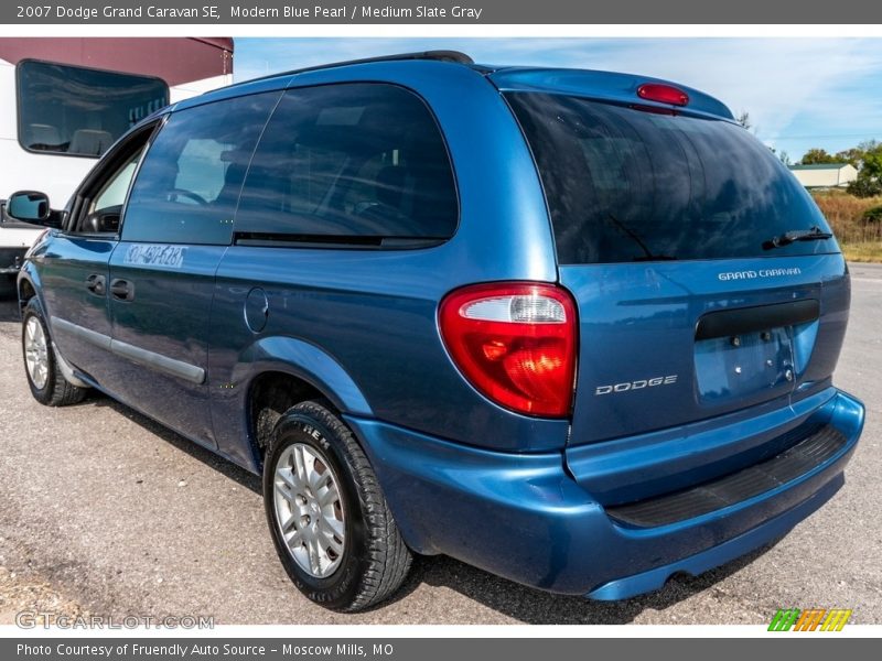 Modern Blue Pearl / Medium Slate Gray 2007 Dodge Grand Caravan SE