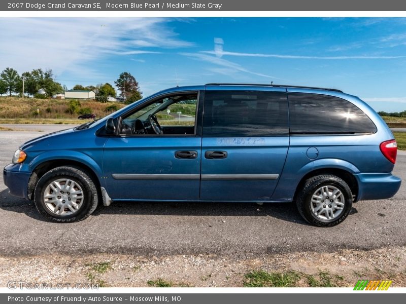 Modern Blue Pearl / Medium Slate Gray 2007 Dodge Grand Caravan SE