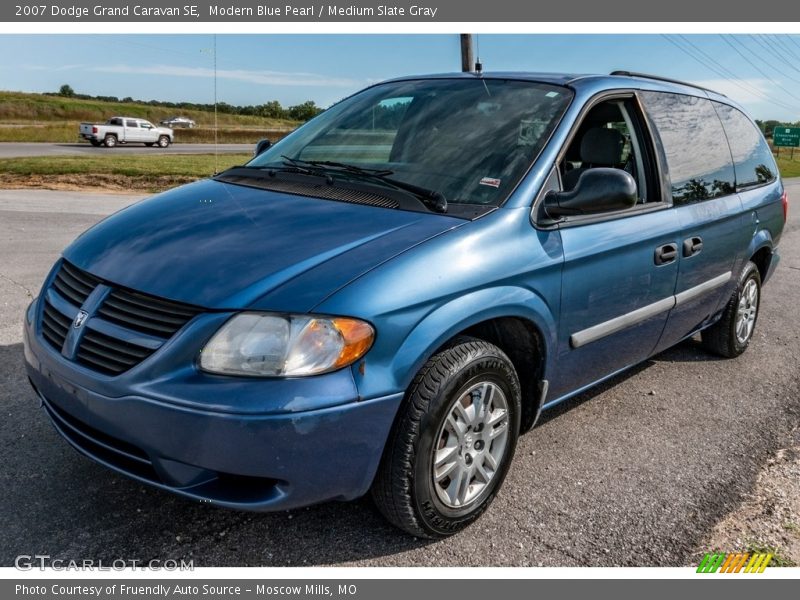 Modern Blue Pearl / Medium Slate Gray 2007 Dodge Grand Caravan SE