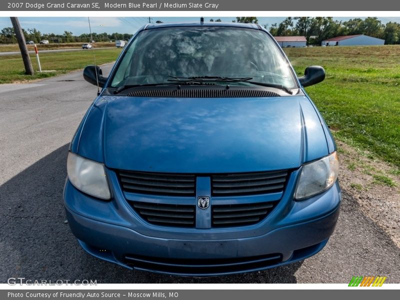 Modern Blue Pearl / Medium Slate Gray 2007 Dodge Grand Caravan SE