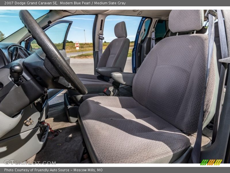 Modern Blue Pearl / Medium Slate Gray 2007 Dodge Grand Caravan SE