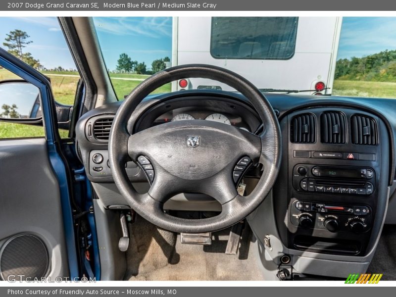 Modern Blue Pearl / Medium Slate Gray 2007 Dodge Grand Caravan SE