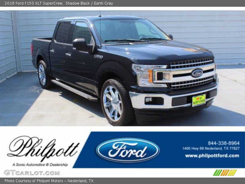 Shadow Black / Earth Gray 2018 Ford F150 XLT SuperCrew