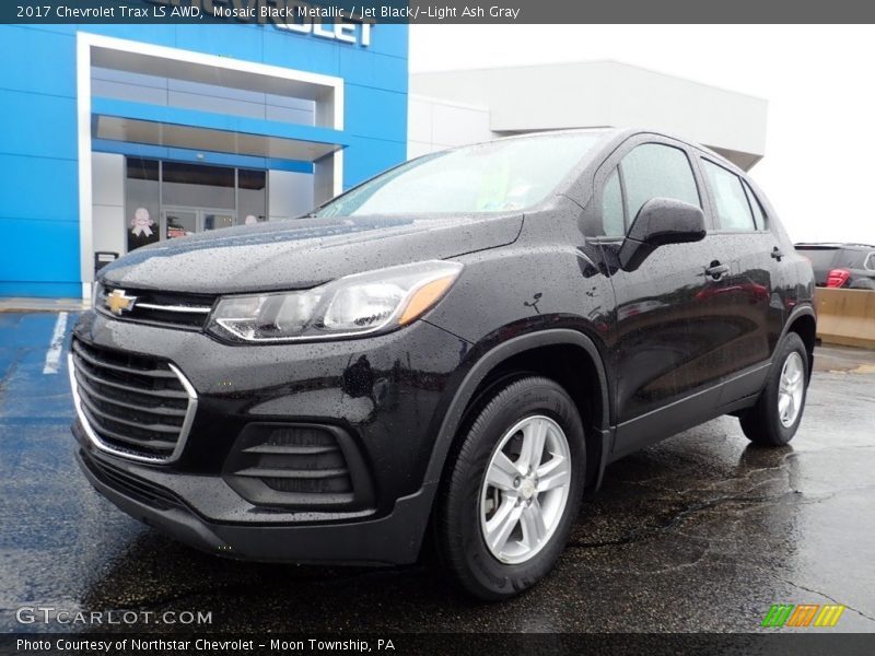 Mosaic Black Metallic / Jet Black/­Light Ash Gray 2017 Chevrolet Trax LS AWD