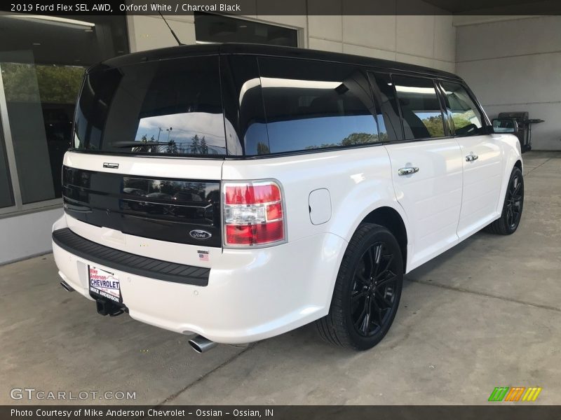 Oxford White / Charcoal Black 2019 Ford Flex SEL AWD