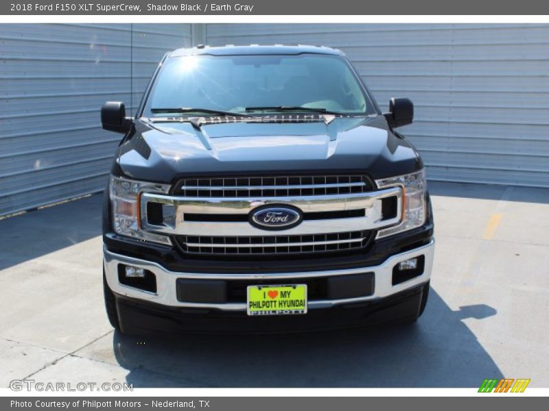 Shadow Black / Earth Gray 2018 Ford F150 XLT SuperCrew