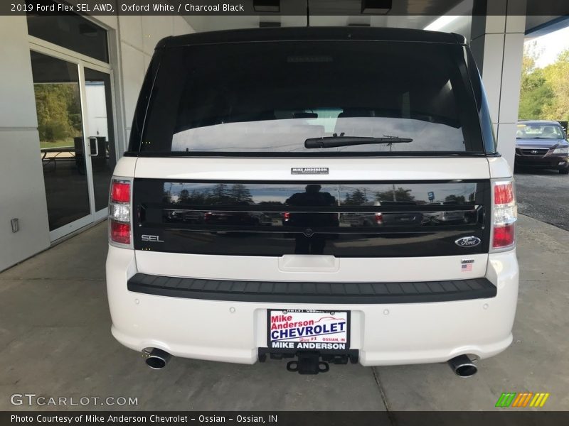 Oxford White / Charcoal Black 2019 Ford Flex SEL AWD