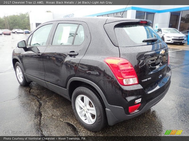 Mosaic Black Metallic / Jet Black/­Light Ash Gray 2017 Chevrolet Trax LS AWD