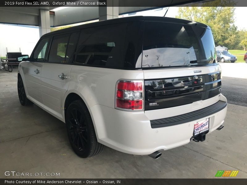Oxford White / Charcoal Black 2019 Ford Flex SEL AWD