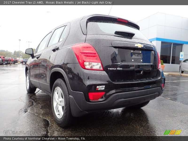 Mosaic Black Metallic / Jet Black/­Light Ash Gray 2017 Chevrolet Trax LS AWD
