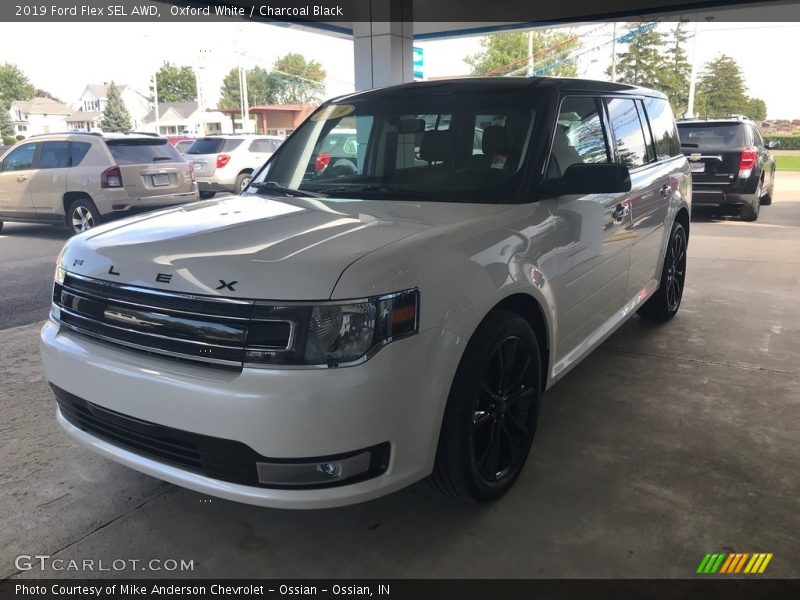 Oxford White / Charcoal Black 2019 Ford Flex SEL AWD