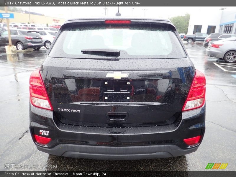 Mosaic Black Metallic / Jet Black/­Light Ash Gray 2017 Chevrolet Trax LS AWD