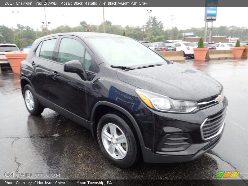 Mosaic Black Metallic / Jet Black/­Light Ash Gray 2017 Chevrolet Trax LS AWD