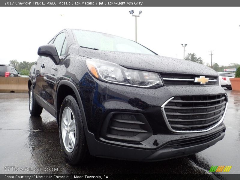 Mosaic Black Metallic / Jet Black/­Light Ash Gray 2017 Chevrolet Trax LS AWD
