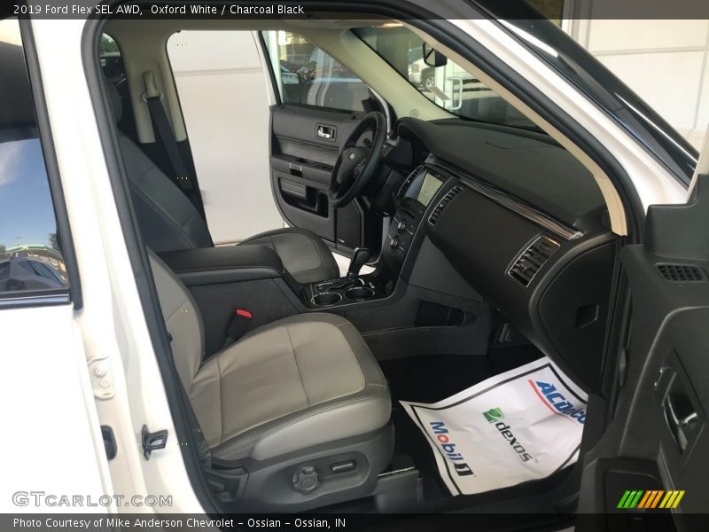 Oxford White / Charcoal Black 2019 Ford Flex SEL AWD