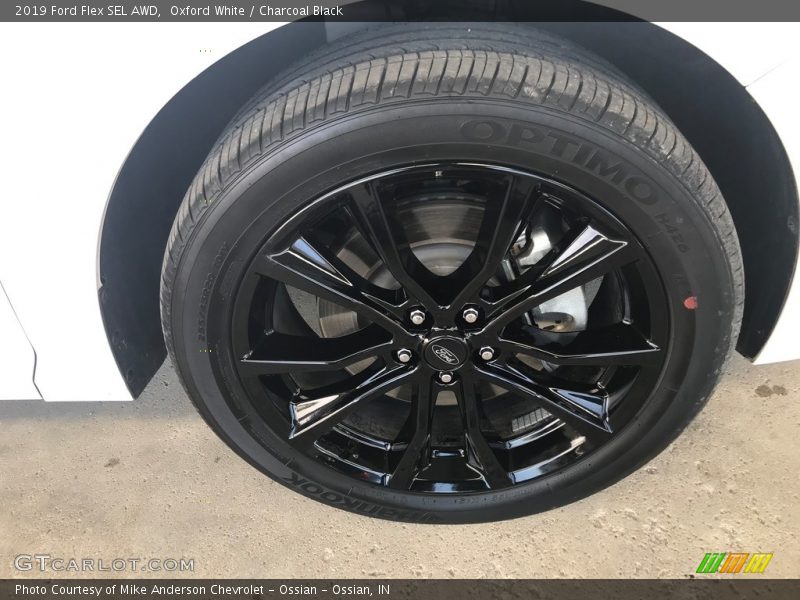 Oxford White / Charcoal Black 2019 Ford Flex SEL AWD