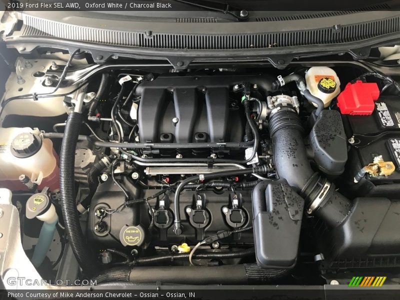 Oxford White / Charcoal Black 2019 Ford Flex SEL AWD