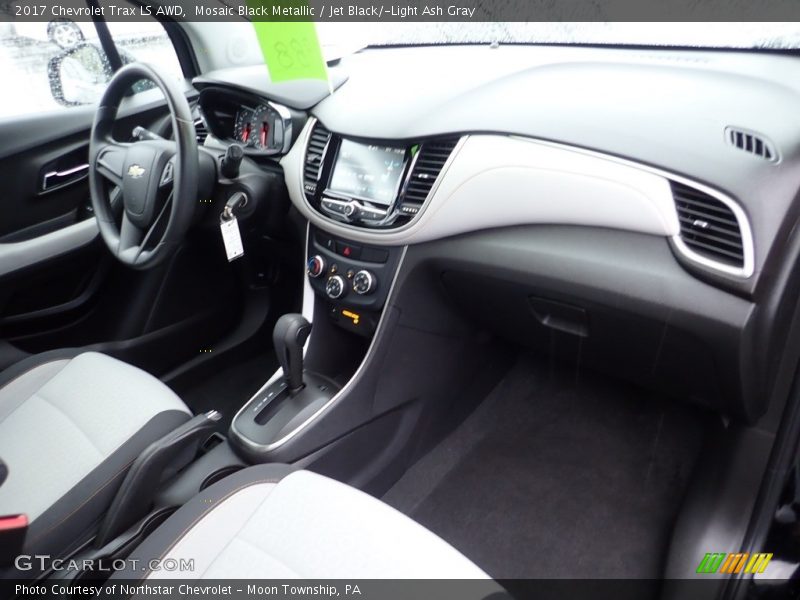 Mosaic Black Metallic / Jet Black/­Light Ash Gray 2017 Chevrolet Trax LS AWD