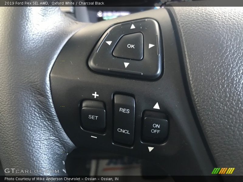 Oxford White / Charcoal Black 2019 Ford Flex SEL AWD