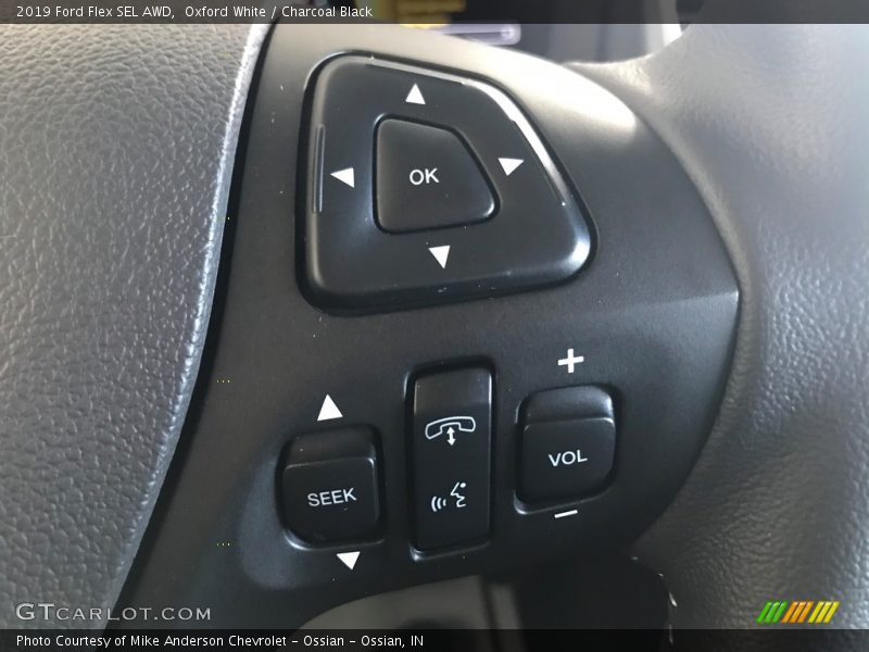 Oxford White / Charcoal Black 2019 Ford Flex SEL AWD